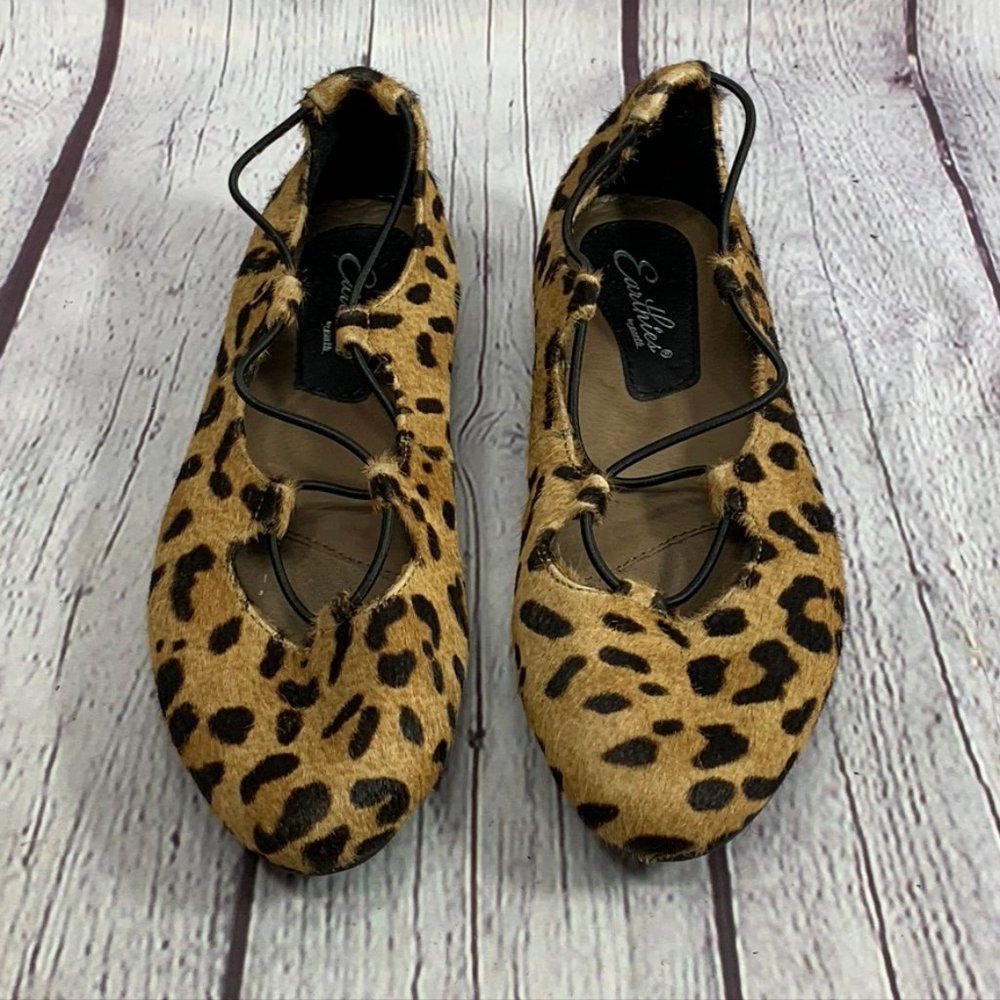 Earthies by Earth Essen Cheetah Print Calf Hair El